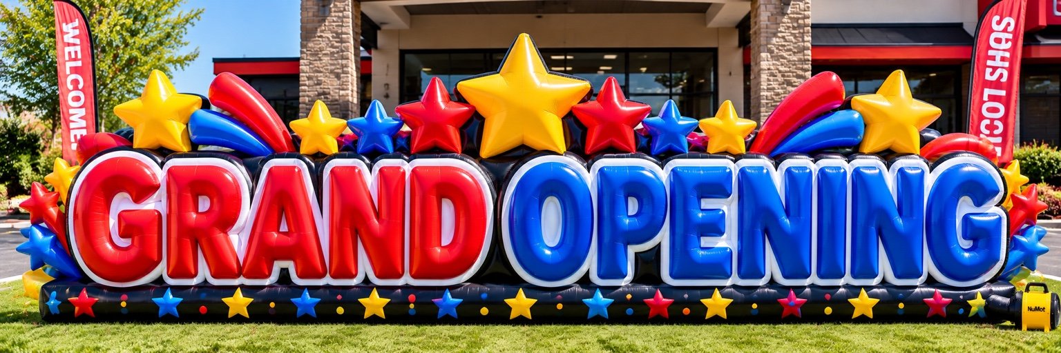 Grand Opening promotional display